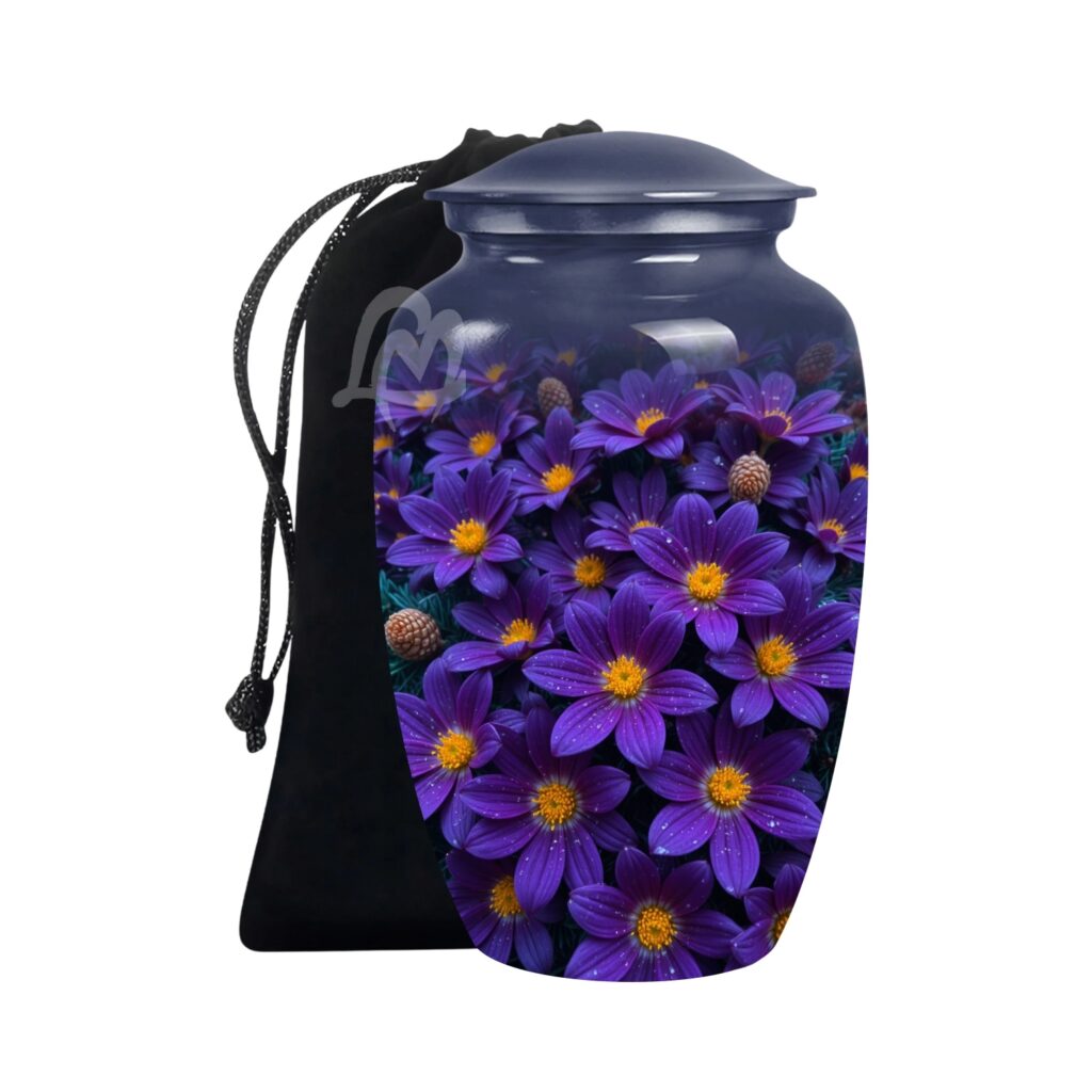 Container Jar Pot | Hand-Crafted Large Urn for Adult Cremation.