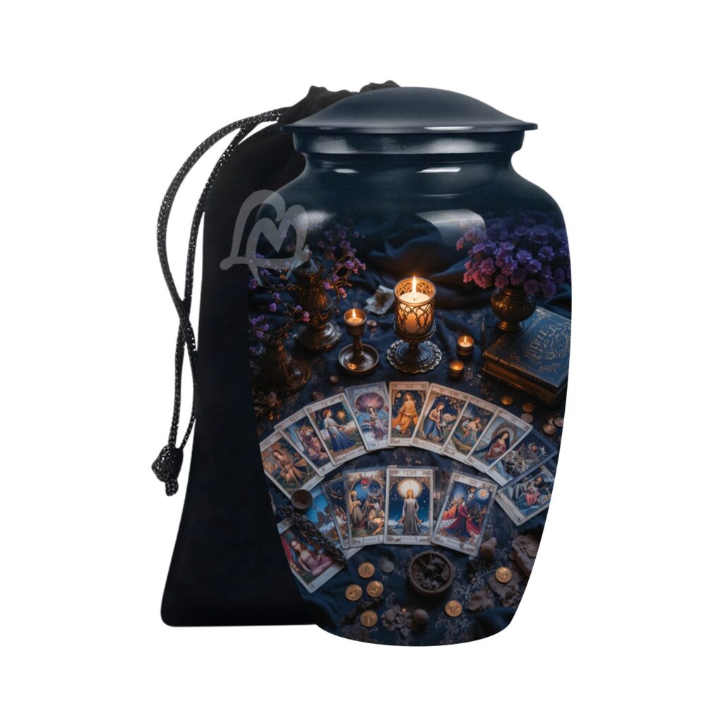 Tarot Card Urns Handcrafted Urn for Ashes Adult Male and Female