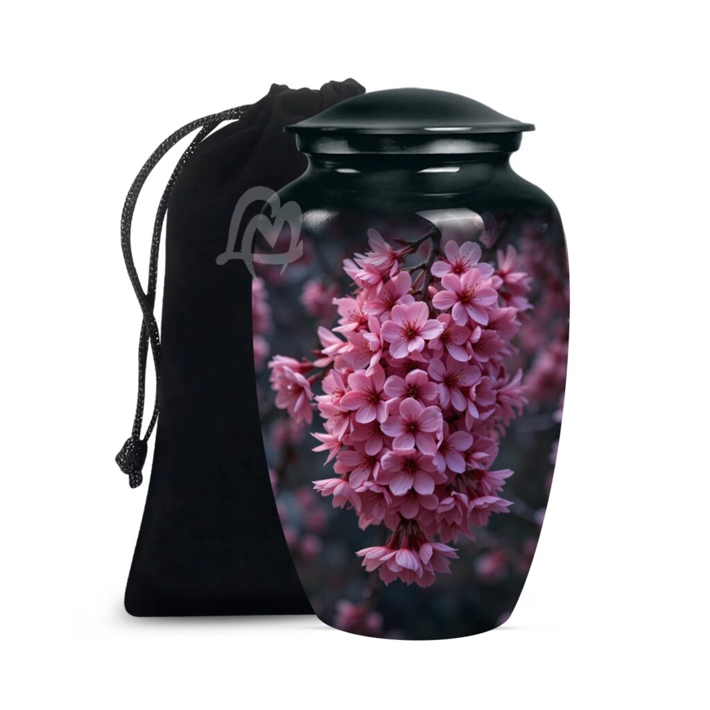 Container Jar Pot | Hand-Crafted Large Urn for Adult Cremation.