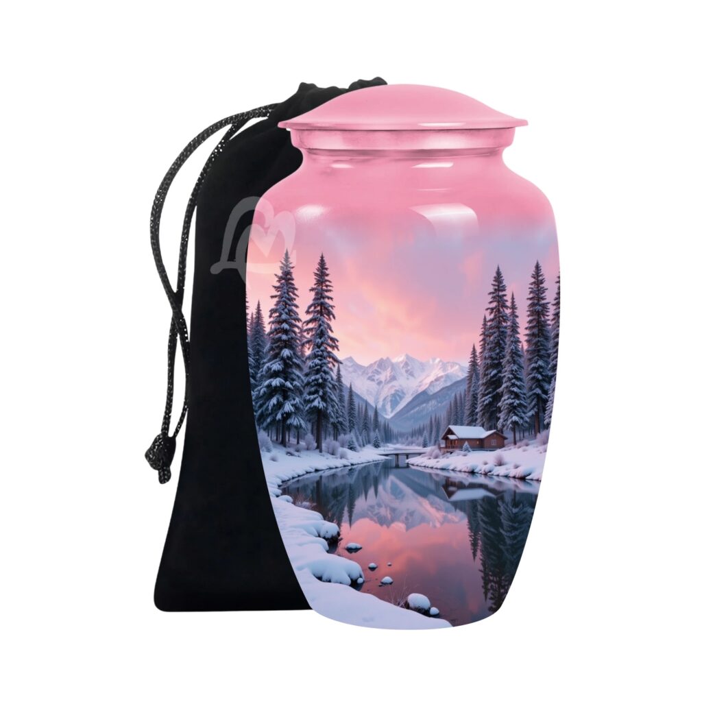 Snowflake Cremation Urns for Human Ashes – Funeral Urns for Adult Female & Male