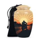 Cremation Urn for Adult Human Ashes - Large Handcrafted Funeral Memorial