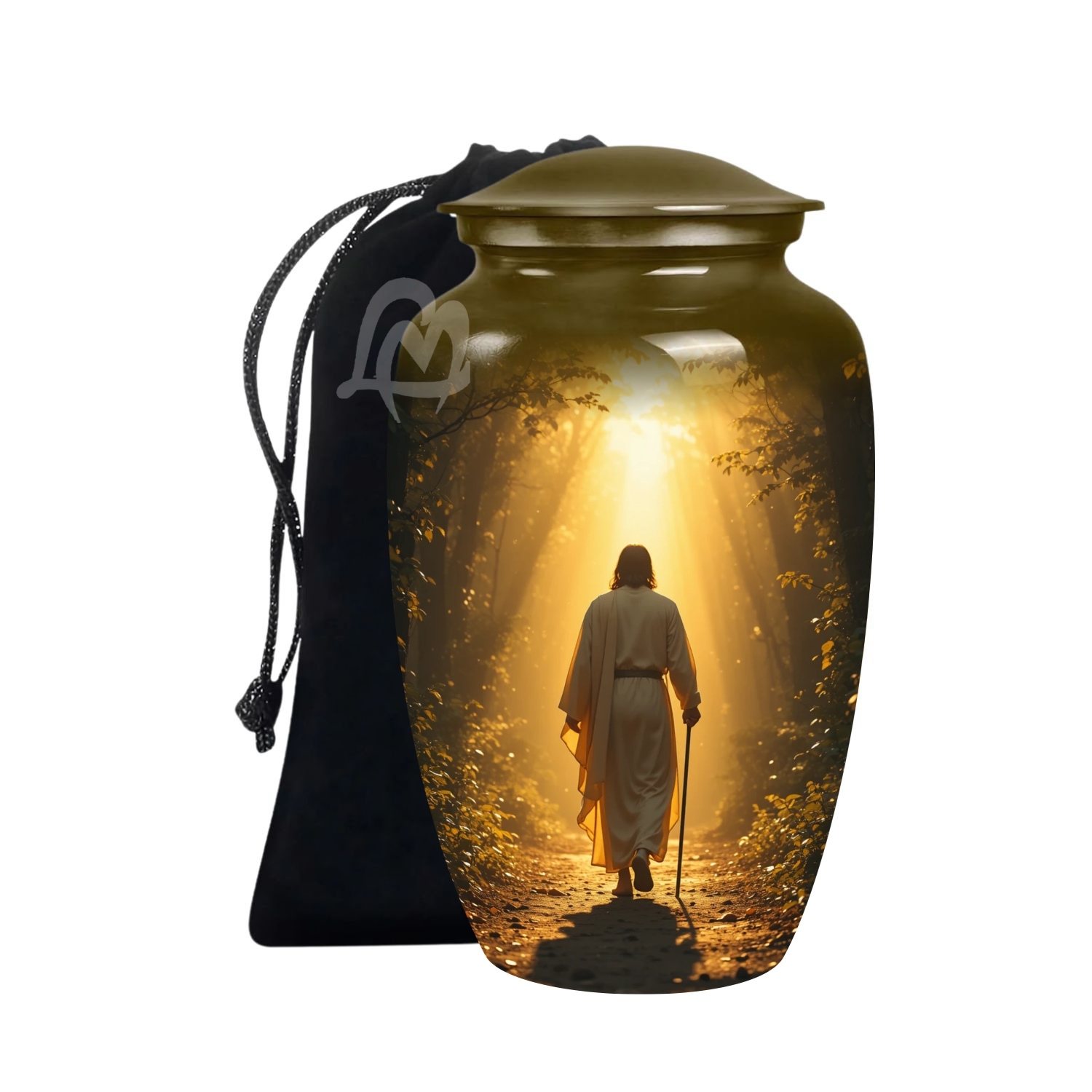 Catholic Cremation Urns for Human Ashes – Display Burial Urn at Home – Include Velvet Bag Catholic Cremation Urns for Human Ashes – Display Burial Urn at Home – Include Velvet Bag