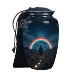 Handcrafted Burial Funeral Urns for Cremated Ash Remains Storage.