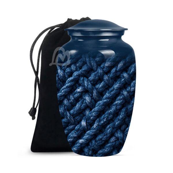 Pattern Cremation Urns for Human Ashes, Decorative Burial Urn for Adult Men and Women,