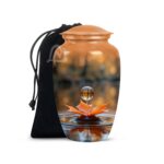 Maple Leaf Urns for Human Ashes Adult Male, Funeral Urn for Human Ashes