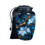 Marble Abstract Cremation Urns for Human Ashes – Metal Urns for Adults