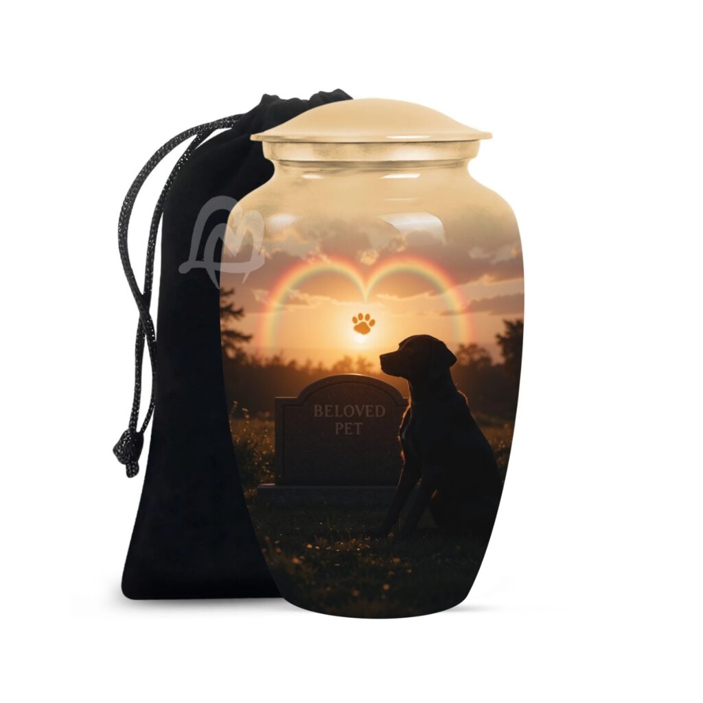 Handcrafted Burial Funeral Urns for Cremated Ash Remains Storage.