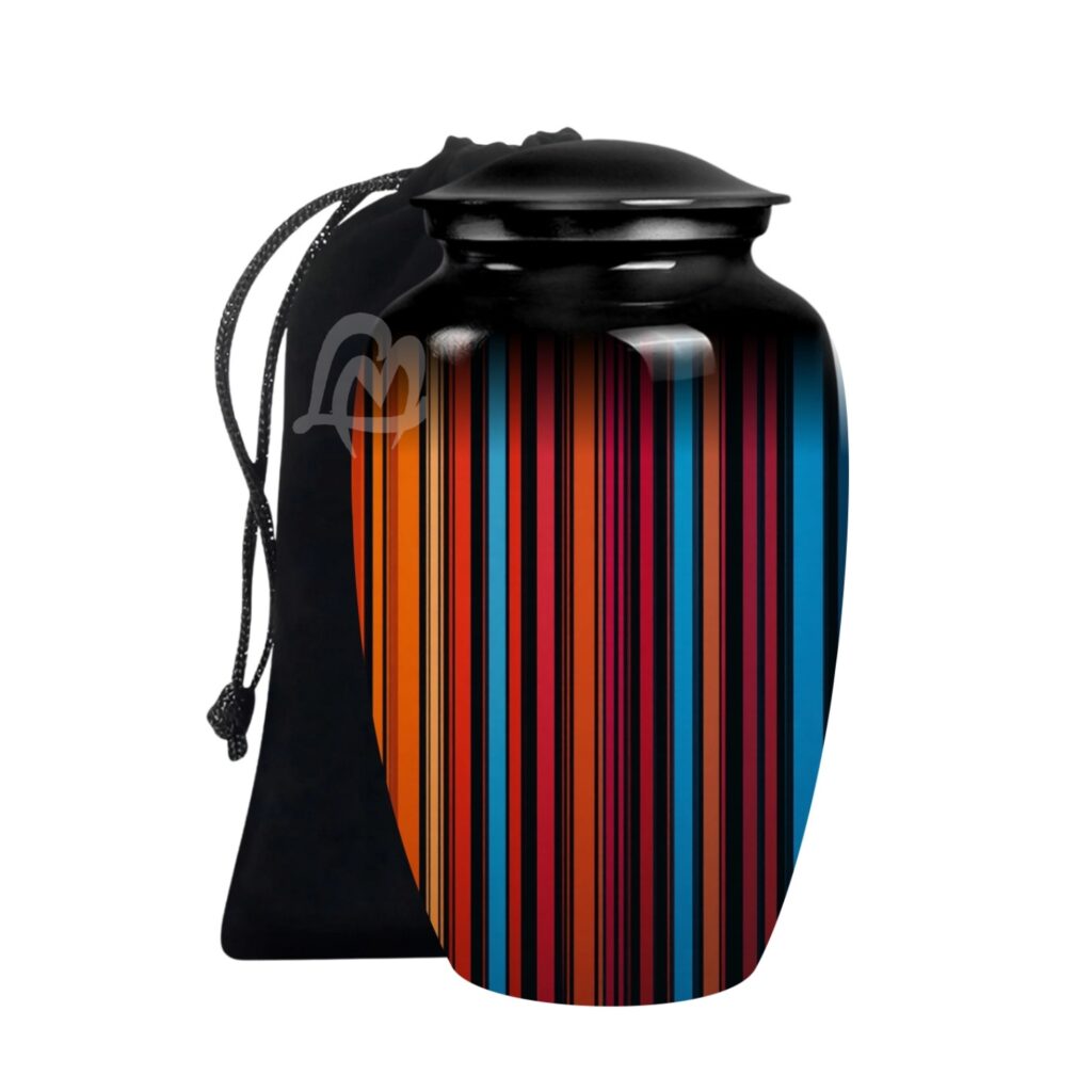 Pattern Cremation Urns for Human Ashes, Decorative Burial Urn for Adult Men and Women,