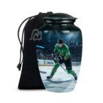 Hockey Cremation Urn Memorial Human Ashes Container Jar Pot | Burial Funeral Urns