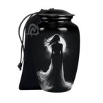 Soul Cremation Urn for Human Ashes Adult – Large Soul Urn for Women & Men with Secure Lid