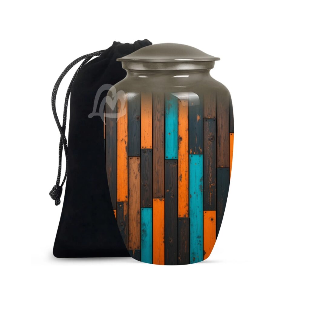 Premium Aluminum Urn, Burial, Funeral & Memorial Tribute for Loved Ones.