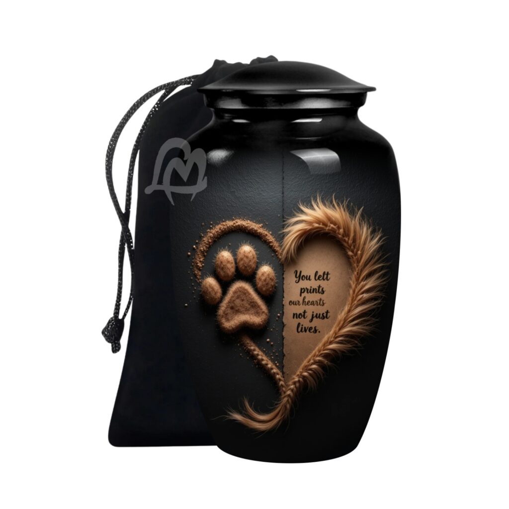 Handcrafted Burial Funeral Urns for Cremated Ash Remains Storage.