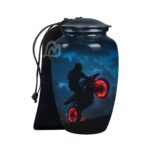 Completely Handcrafted with Velvet Protection Bag Funeral Burial, Decorative Adult.