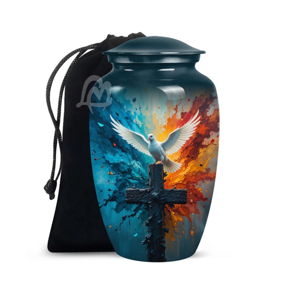 Memorial Urn Carefully Handcrafted with Elegant Finishes to Honor and Remember Your Loved Ones.