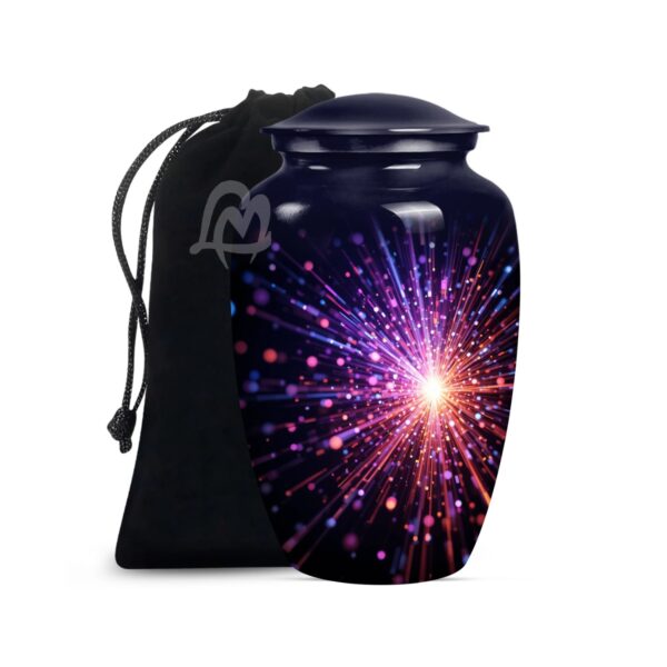 Pattern Cremation Urns for Human Ashes, Decorative Burial Urn for Adult Men and Women