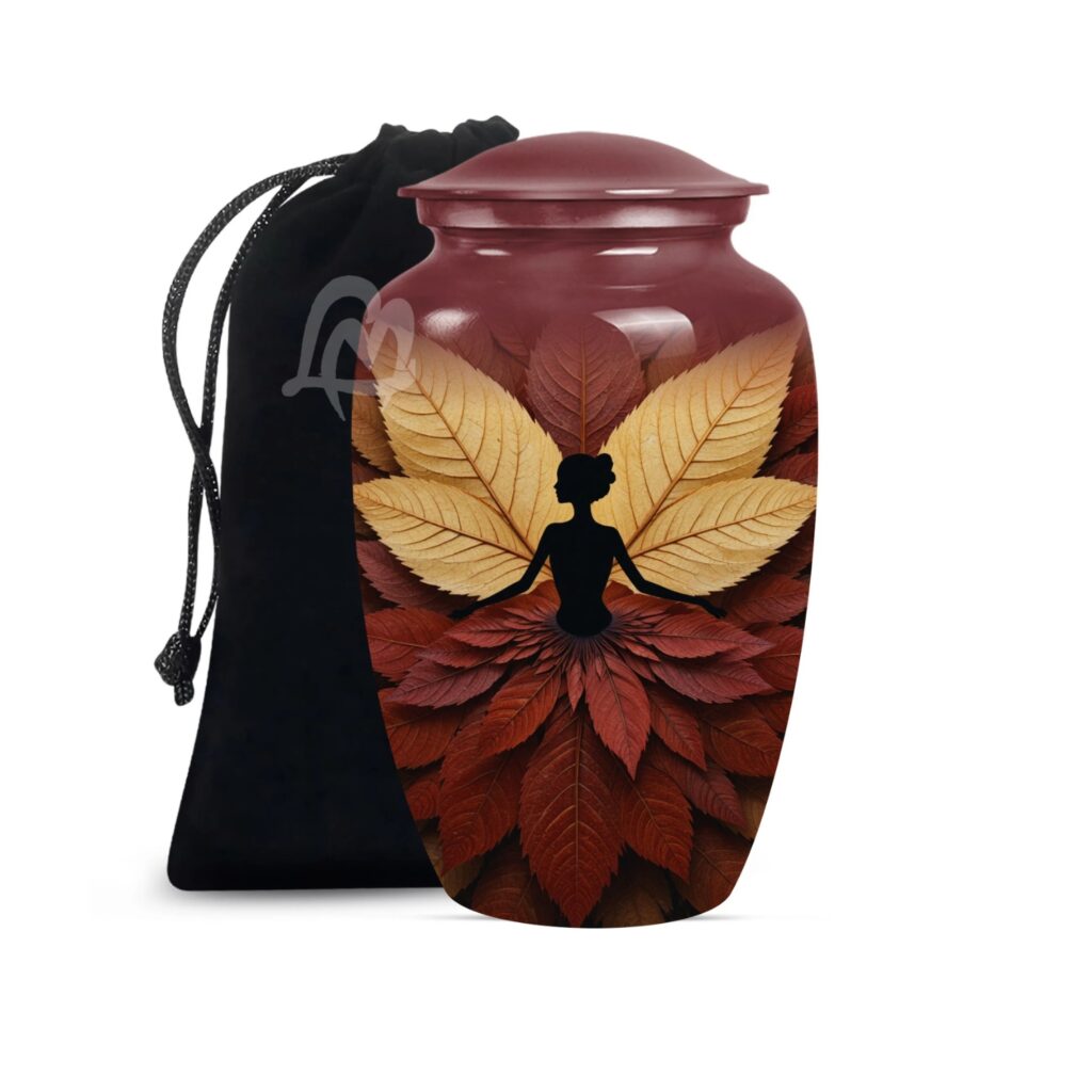 Adult Female, Cremation Decorative Handcrafted Gift for Ashes.