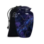 Decorative Modern Urn, Funeral Urns for Mom – Peaceful Marble Design Urns for Ashes.