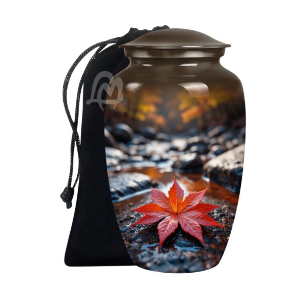 Maple Leaf Urns for Human Ashes Adult Male, Funeral Urn for Human Ashes Adult Female,