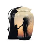 Soul Cremation Urn for Human Ashes Adult – Large Soul Urn for Women & Men with Secure Lid,