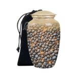 Premium Aluminum Urn, Burial, Funeral & Memorial Tribute for Loved Ones.