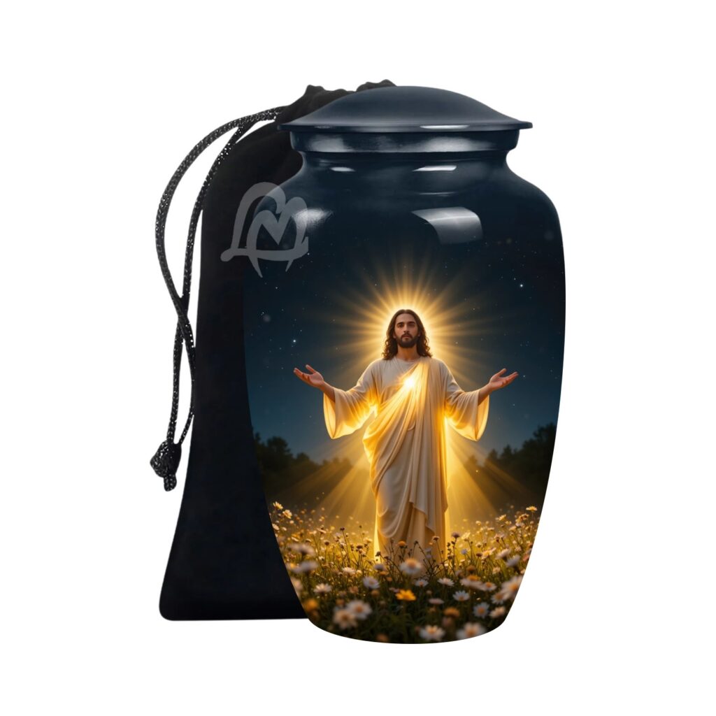 Memorial Urn Carefully Handcrafted with Elegant Finishes to Honor and Remember Your Loved Ones.