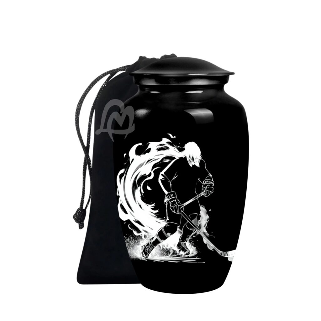 Adult Cremation URNS for Ashes- Hockey Cremation Urns for Human Ashes - Completely Handcrafted.