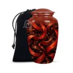 Pattern Cremation Urns for Human Ashes, Decorative Burial Urn for Adult Men and Women