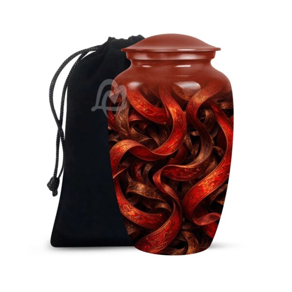 Pattern Cremation Urns for Human Ashes, Decorative Burial Urn for Adult Men and Women