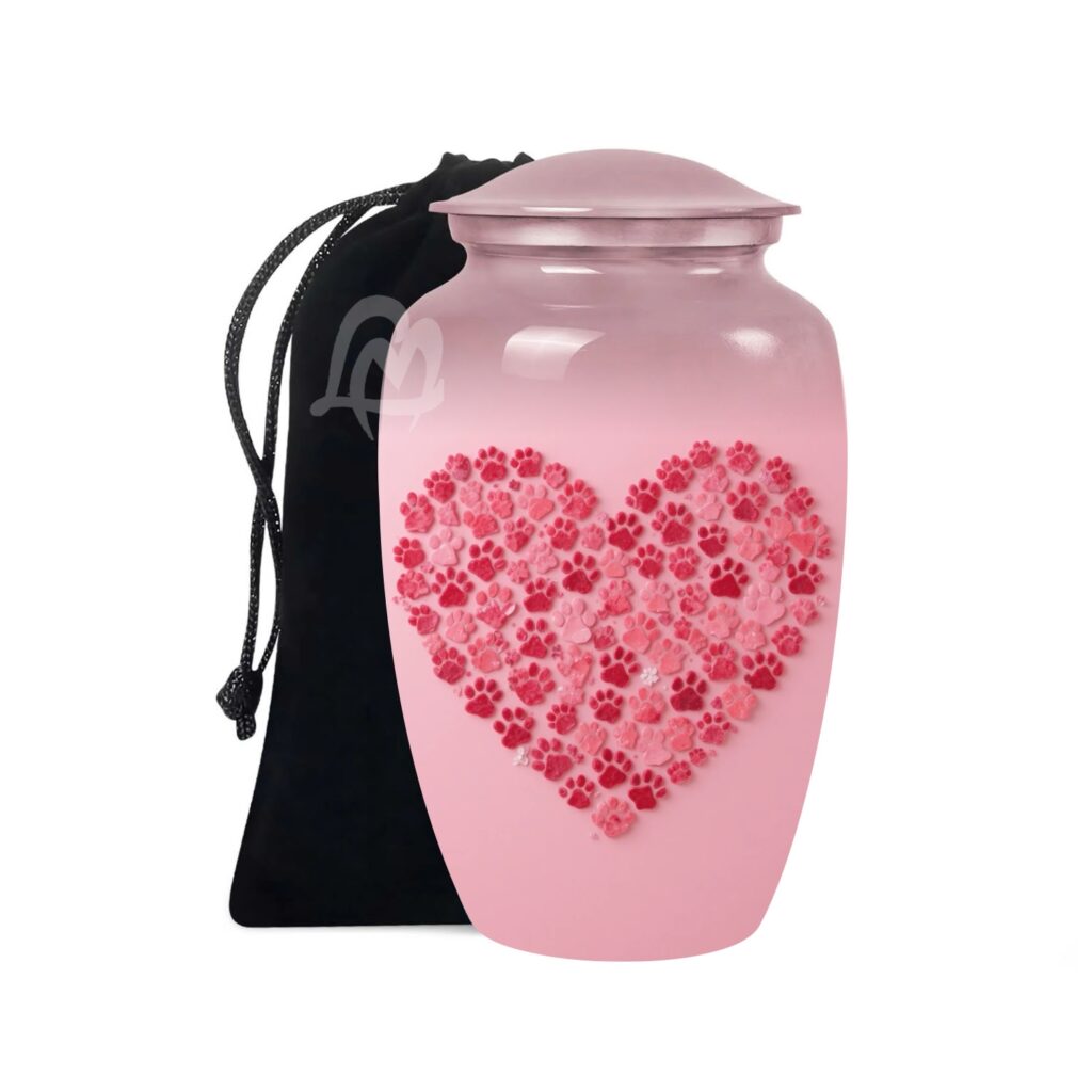 Handcrafted Burial Funeral Urns for Cremated Ash Remains Storage.