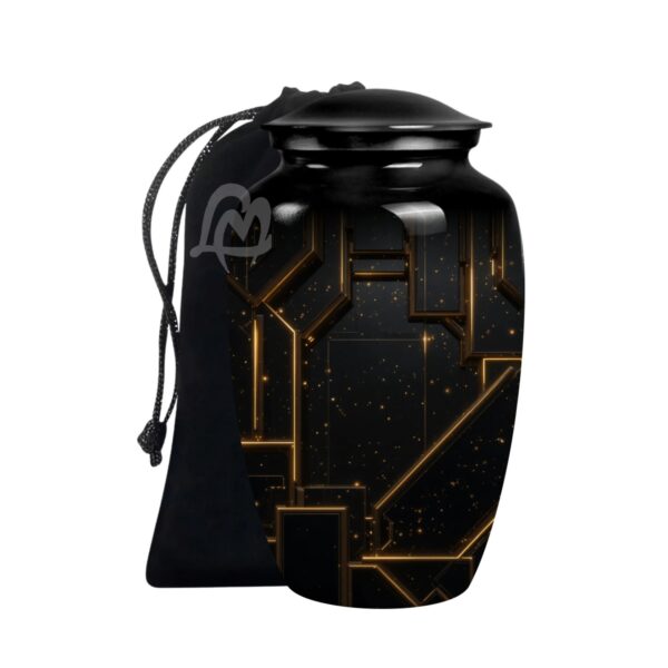 Pattern Cremation Urns for Human Ashes, Decorative Burial Urn for Adult Men and Women