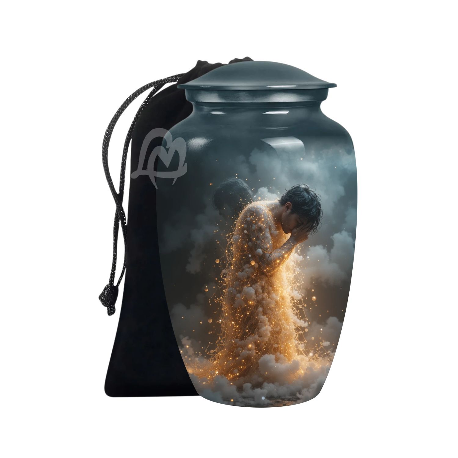 Soul Cremation Urn for Human Ashes Adult – Large Soul Urn for Women & Men with Secure Lid Soul Cremation Urn for Human Ashes Adult – Large Soul Urn for Women & Men with Secure Lid