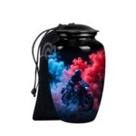 Completely Handcrafted with Velvet Protection Bag Funeral Burial, Decorative Adult.