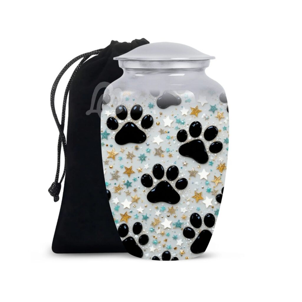 Handcrafted Burial Funeral Urns for Cremated Ash Remains Storage.