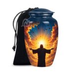 Memorial Urn Carefully Handcrafted with Elegant Finishes to Honor and Remember Your Loved Ones.