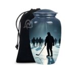 Hockey Cremation Urn Memorial Human Ashes Container Jar Pot | Burial Funeral Urns
