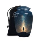 Soul Cremation Urn for Human Ashes Adult – Large Soul Urn for Women & Men with Secure Lid