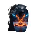Hockey Cremation Urn Memorial Human Ashes Container Jar Pot | Burial Funeral Urns