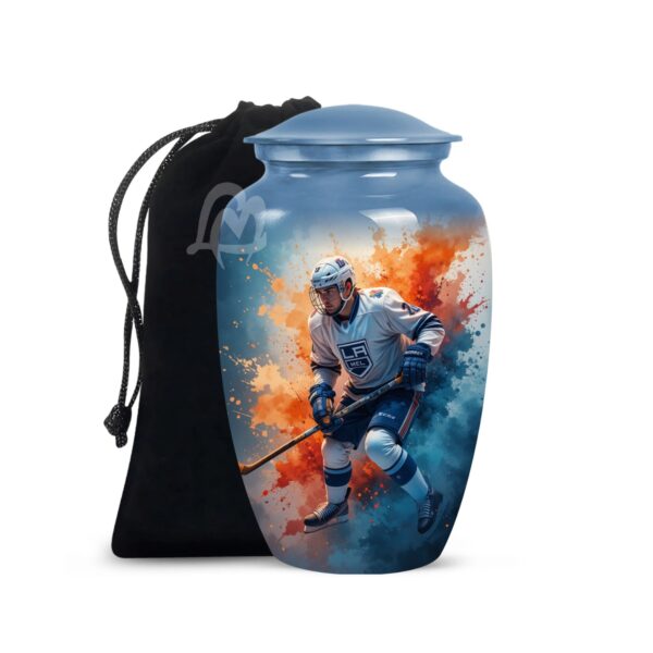 Hockey Cremation Urn Memorial Human Ashes Container Jar Pot | Burial Funeral Urns