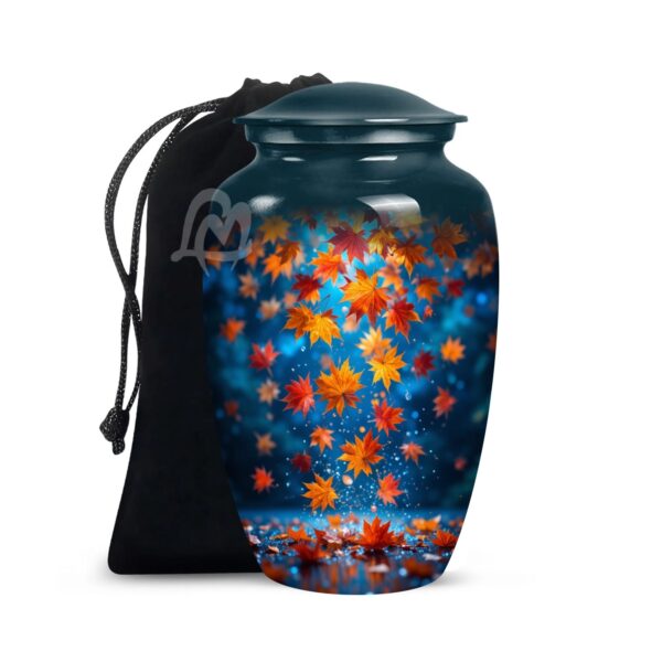 Maple Leaf Urns for Human Ashes Adult Male, Funeral Urn for Human Ashes