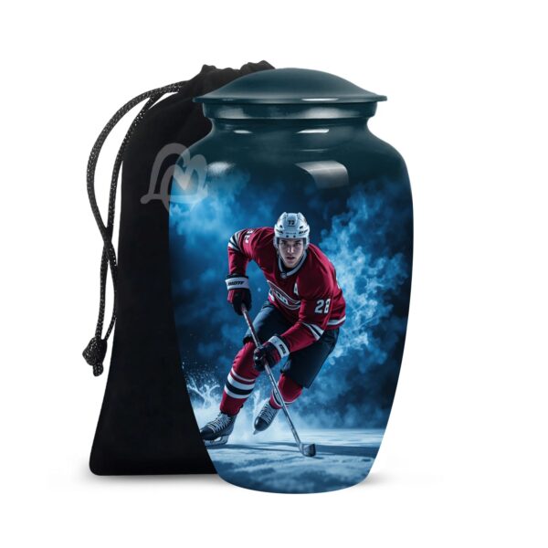 Hockey Cremation Urn Memorial Human Ashes Container Jar Pot | Burial Funeral Urns