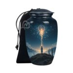 Soul Cremation Urn for Human Ashes Adult – Large Soul Urn for Women & Men with Secure Lid