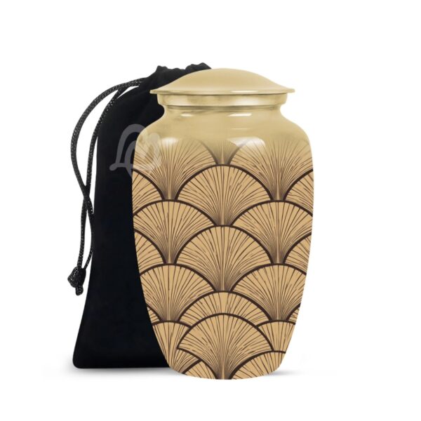 Pattern Cremation Urns for Human Ashes, Decorative Burial Urn for Adult Men and Women,