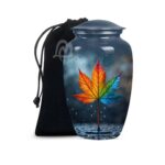 Maple Leaf Urns for Human Ashes Adult Male, Funeral Urn for Human Ashes