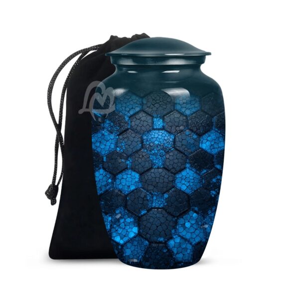 Premium Aluminum Urn, Burial, Funeral & Memorial Tribute for Loved Ones.