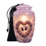 Handcrafted Burial Funeral Urns for Cremated Ash Remains Storage.