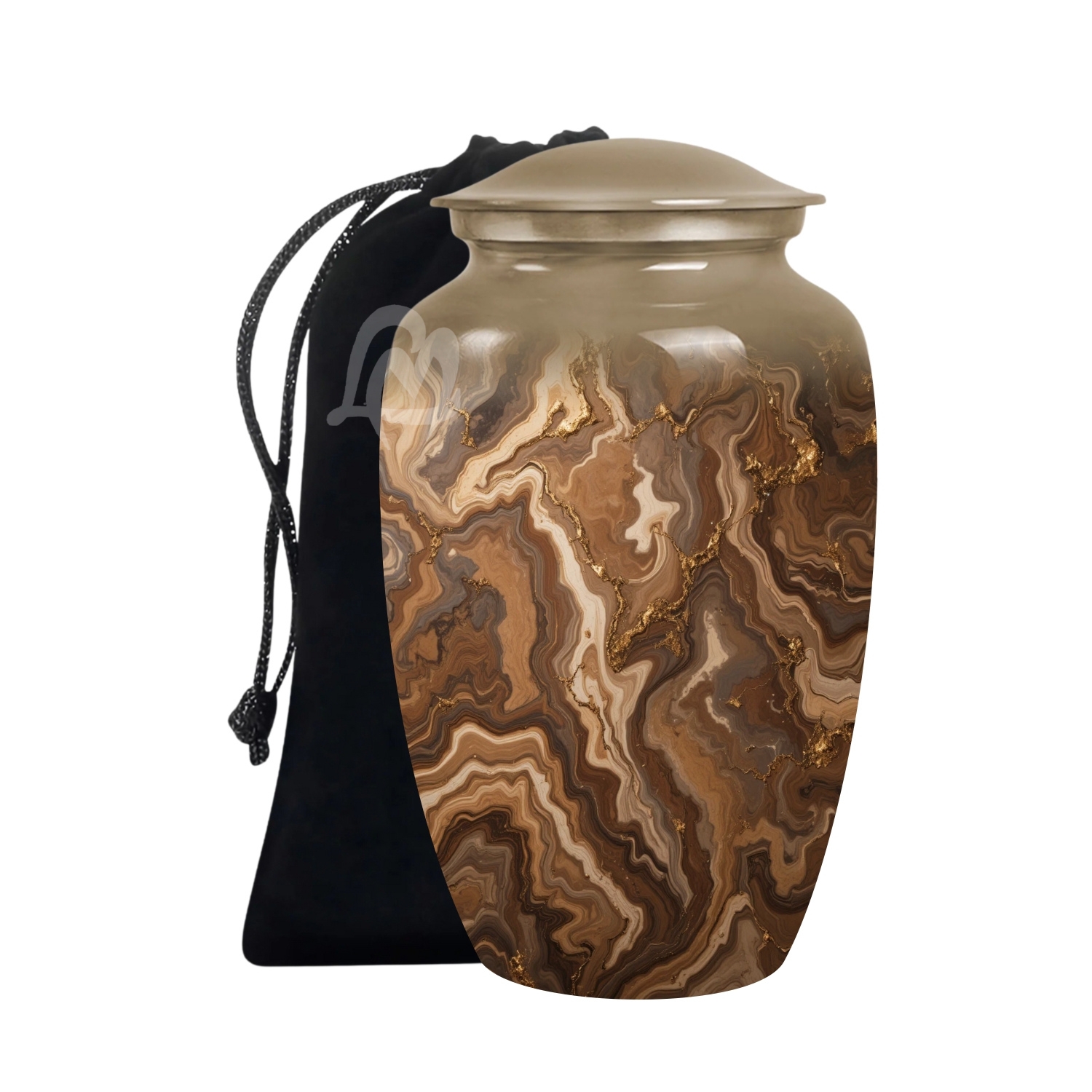 Marble Abstract Cremation Urns for Human Ashes – Metal Urns for Adults Marble Abstract Cremation Urns for Human Ashes – Metal Urns for Adults