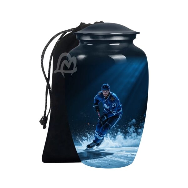 Hockey Cremation Urn Memorial Human Ashes Container Jar Pot | Burial Funeral Urns