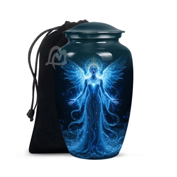 Soul Cremation Urn for Human Ashes Adult – Large Soul Urn for Women & Men with Secure Lid