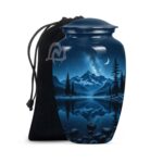 Decorative Cremation Urn for Women & Men - Funeral & Burial Urns